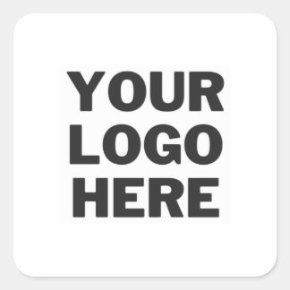 Zakelijke stickerlabel vierkante sticker