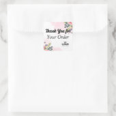 zakelijke stickers Bedankt voor uw bestelling (Tas)