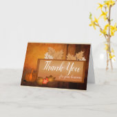 Zakelijke Thanksgiving-kaarten met eigen naam Kaart (Gele Bloem)