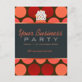 Zakelijke uitnodiging voor workshopfeest template (Voorkant)