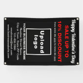 Zakelijke Valentijn te koop op Black Banner (Horizontaal)