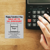 Zakelijke Valentijn Verkoop op Grey Flyer