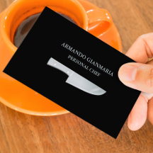Zakelijke Visitekaartje Template voor Privé-Kok Ca