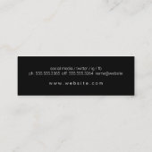 Zakelijke vrachtwagen | Verhuizers Mini Visitekaartje (Achterkant)