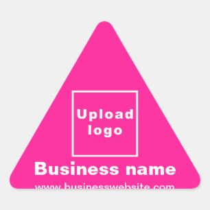 Zakelijke website op Roze Driehoek Sticker
