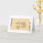 Zakelijke Wenskaarten Kaart (Gele Bloem)