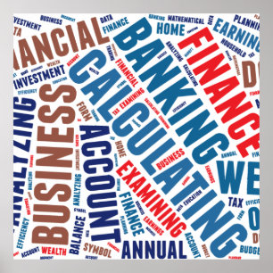 Zakelijke woorden poster