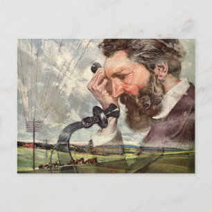  zaken, Alexander Graham Bell Telefoon Briefkaart
