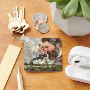  zaken, Alexander Graham Bell Telefoon Sleutelhanger