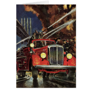 zaken, brandweerlieden brandweerauto's