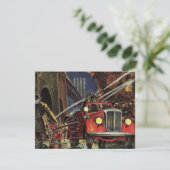  zaken, brandweerlieden brandweerauto's (Staand voorkant)