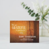 Zaken Dankzegging Postkaarten - Dankbaar (Staand voorkant)