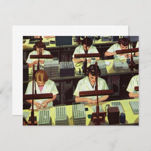  Zaken, de arbeiders van de Lijn van de Assemblage (Voorkant / Achterkant)