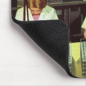 Zaken, de arbeiders van de Lijn van de Assemblage Muismat (Hoek)