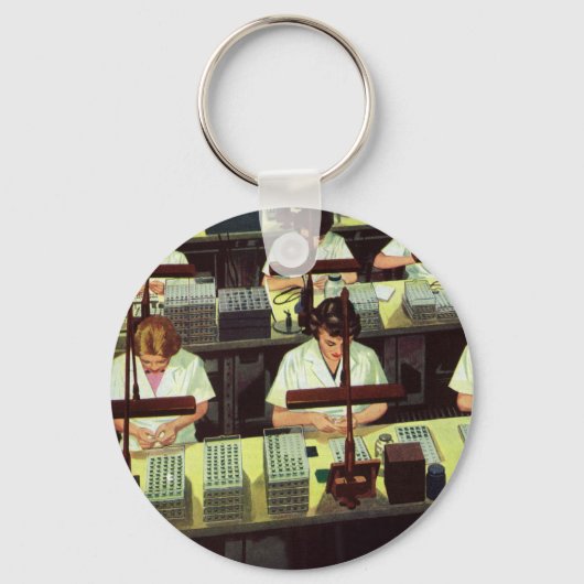  Zaken, de arbeiders van de Lijn van de Assemblage Sleutelhanger (Voorkant)