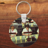  Zaken, de arbeiders van de Lijn van de Assemblage Sleutelhanger (Voorkant)