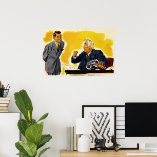 zaken, directielid directie directie directeuren poster