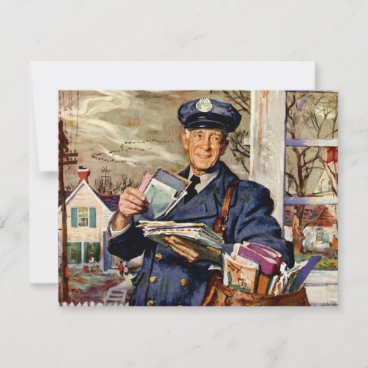  zaken, Mailman die brieven van de Post levert (Voorkant)