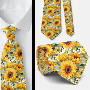 Zaken stropdas Van Gogh Zonnebloemen