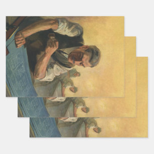 zakenarchitect en bouwblauwdrukken inpakpapier vel