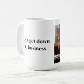 zakenkitten koffiemok (Voorkant links)