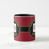 Zakenman, Ondernemer, Baas: Smart Red & Black Mok (Midden)