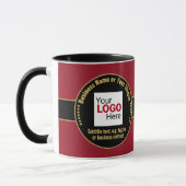 Zakenman, Ondernemer, Baas: Smart Red & Black Mok (Links)