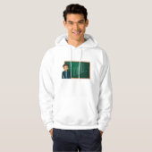 Zakenman presenteert Mannen Hoodie (Voorkant volledig)