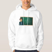 Zakenman presenteert Mannen Hoodie (Voorkant)