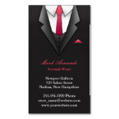 zakenmanpak magnetisch visitekaartje (Voorkant Verticaal)