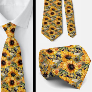 Zakenoverhemd Das Van Gogh Zonnebloemen