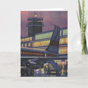  zakenpassagiers aan boord van het vliegtuig kaart