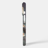 zakenreizen, lezen op het vliegtuig Case-Mate iPhone case (Achterkant / Links)