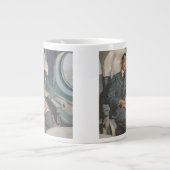  zakenreizen, lezen op het vliegtuig jumbo beker (Voorkant)