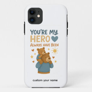 Zakformaat Liefde – “Jij bent mijn held” Papa iPhone 11 Hoesje