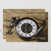 Zakhorloge uitnodiging (Voorkant / Achterkant)