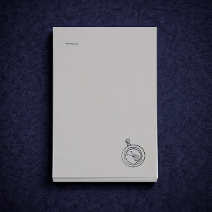 Zakhorloge voor nachtonderzoek donkere academische post-it® notes