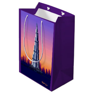 Zakje met Burj Khalifa-cadeaus