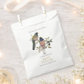 Zakje met vogelzaad als aandenken aan uitvaart bedankzakje (Geknipt)