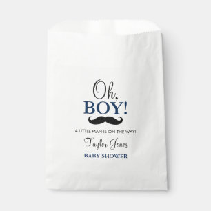 Zakjes voor feestgunsten voor Oh Boy Snor Babyshow