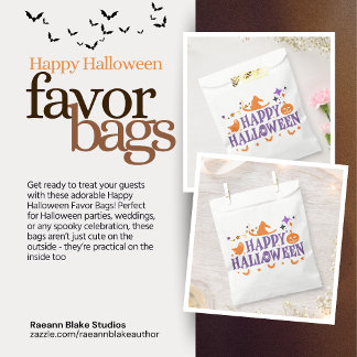 Zakjes voor Happy Halloween gunstgeschenken