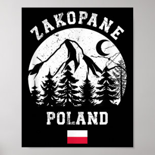 Zakopane Polen Tatra Skigebied Alpenskiën Pol Poster