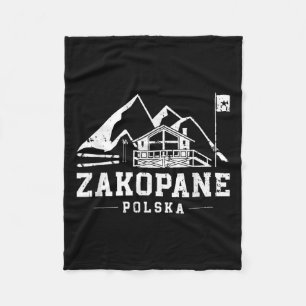 Zakopane Polen wintersport skiën snowboarden Fleece Deken