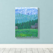 Zakopane, toile de Pologne (Insitu (Plancher de Bois))