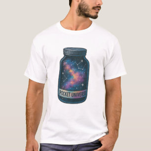 Zakvormige T-shirt met afbeelding van een sterrens
