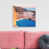 Zakynthos, Griekenland. Canvas Afdruk (Insitu (Woonkamer))