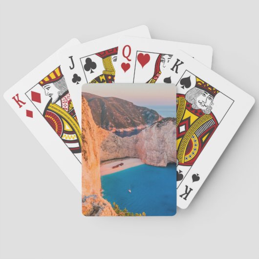 Zakynthos, Griekenland. Pokerkaarten (Achterkant)