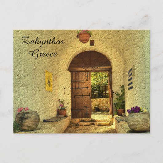 Zakynthos, Grieks briefkaart (Voorkant)