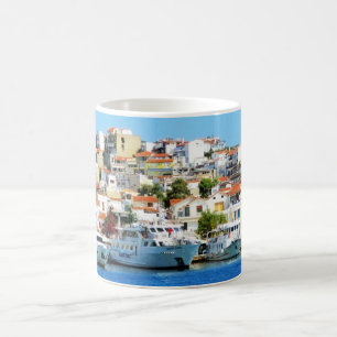 Zakynthos Island Zante Griekenland Port Marina Sum Koffiemok