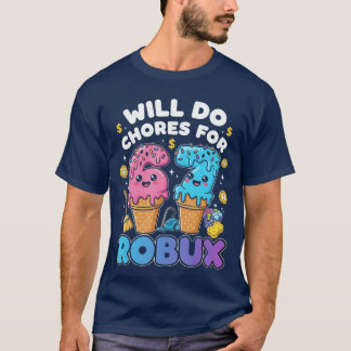 Zal 67 Klusjes Doen voor Robux Grappige Gamer 67 M T-shirt